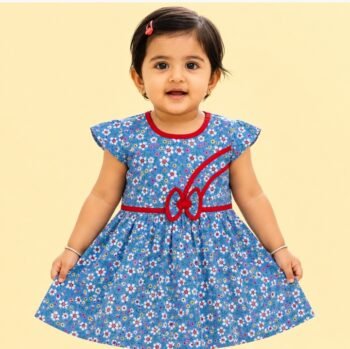 Kids Daily Wear Cotton Frock – Soft Comfortable Casual Dress for Girls