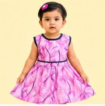 Kids Daily Wear Cotton Frock – Soft Comfortable Casual Dress for Girls