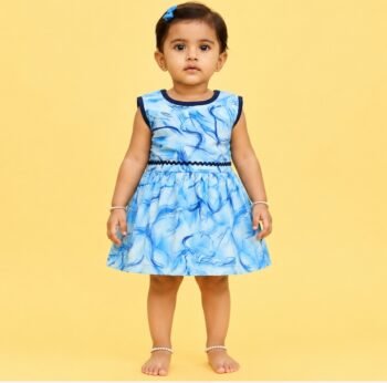 Kids Daily Wear Cotton Frock – Soft Comfortable Casual Dress for Girls