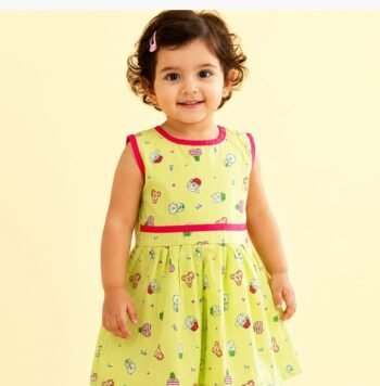 Kids Daily Wear Cotton Frock – Soft Comfortable Casual Dress for Girls