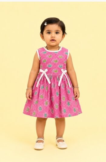 Kids Daily Wear Cotton Frock – Soft Comfortable Casual Dress for Girls
