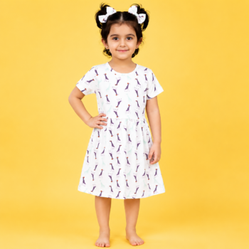 Kids Daily Wear Frock – Comfortable Stylish Casual Dress for Girls